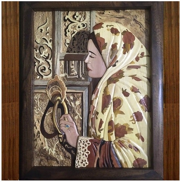 Persian Wood Inlay Work | Iranian Moaragh Code125-11-0
