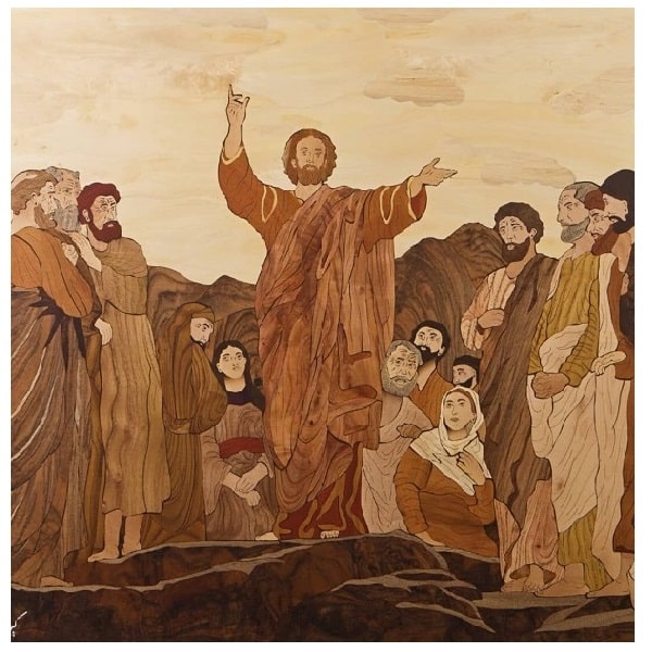 Persian Wood Inlay Work | Iranian Moaragh Code138-11-0