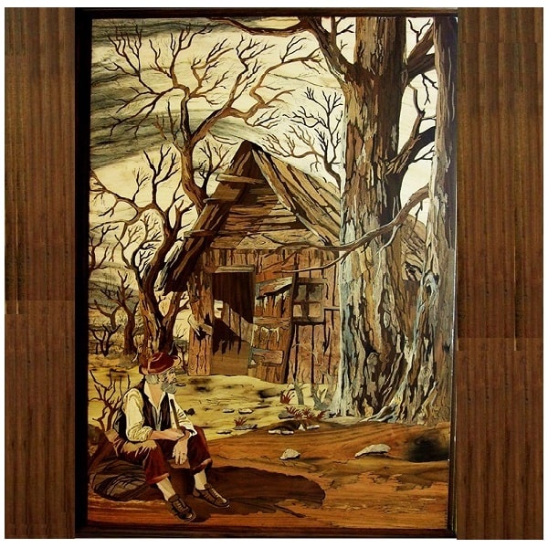 Persian Wood Inlay Work | Iranian Moaragh Code150-11-0