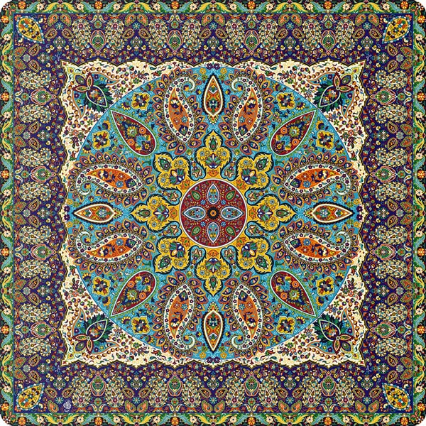 Yazd Termeh | Persian Fabric | Persian Termeh Tablecloth Code16-2-0