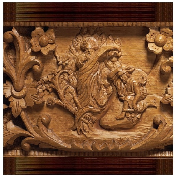 Abadeh Monabat | Malayer Monabat | Persian Wood Carving Monabat Code168-11-0