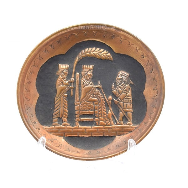 Isfahan Ghalamzani | Persian Metal Engraving Ghalamzani Plate Code183-10-2