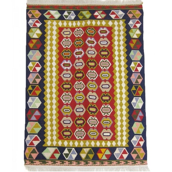 فرش گلیم Code 218-8-0 | هنر گلیم بافی در ایران | صنایع دستی ایران