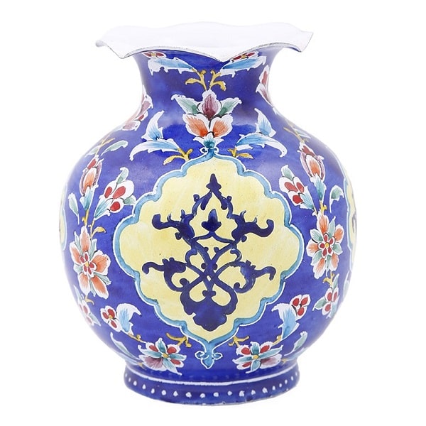 گلدان میناکاری کرم رنگ Code 73-14-0