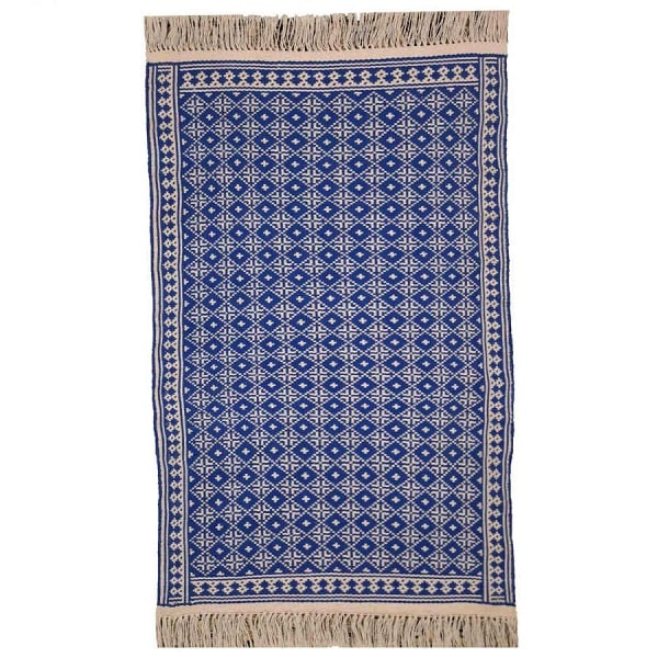 فرش زیلو آبی رنگ  کد 259-2-0 | صنایع دستی ایران