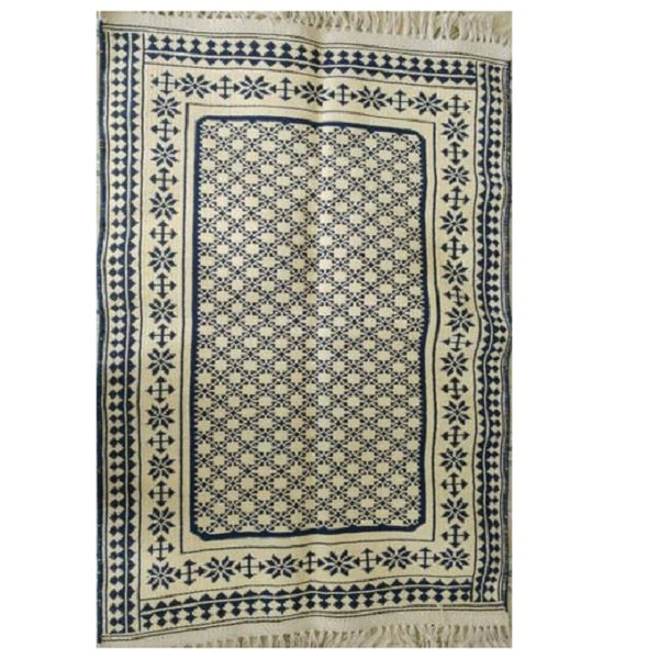 فرش زیلو آبی رنگ  کد 261-2-0 | صنایع دستی ایران