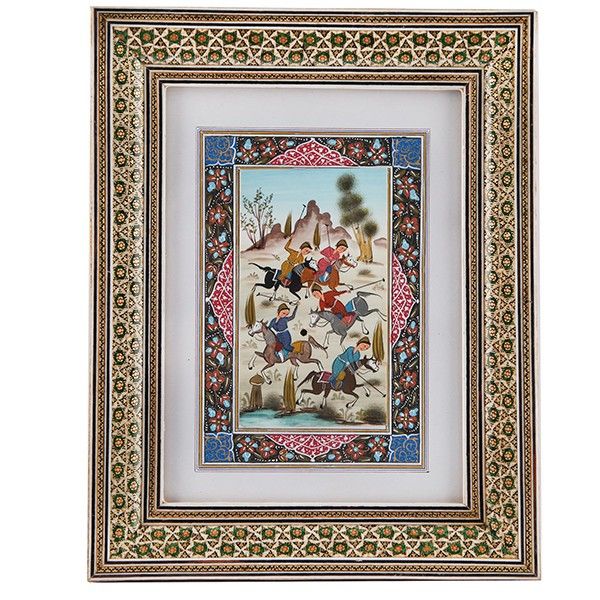 Isfahan Shiraz Persian Tableau Marquetry Code331-8-0