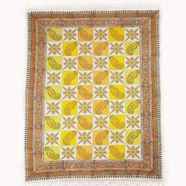 Isfahan Ghalamkari Tablecloth | Persian Calico Code357-4-0