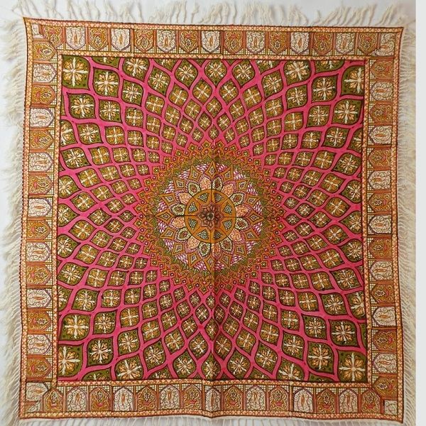 Isfahan Ghalamkari Tablecloth | Persian Calico Code367-12-0