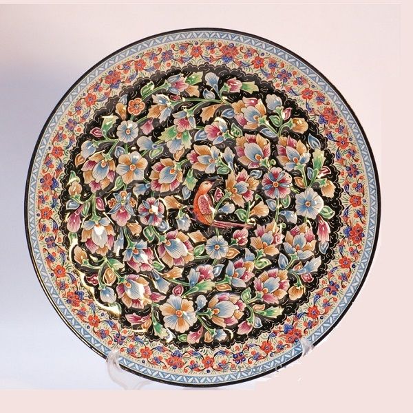 بشقاب میناکاری سیاه رنگ Code 371-7-0