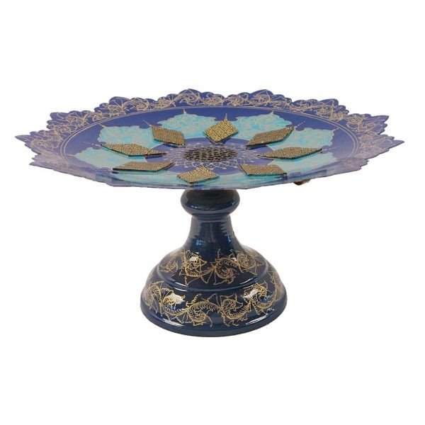 شیرینی خوری میناکاری کد 378-2-2 | هنر میناکاری از صنایع دستی ایران