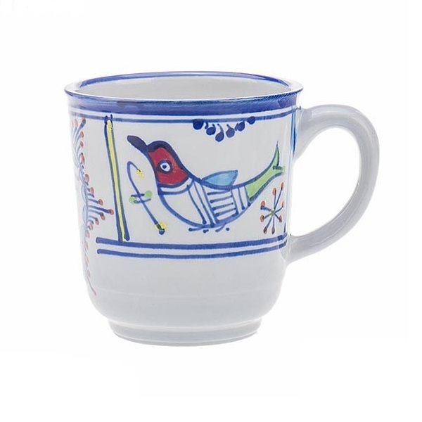 لیوان سفالی آبی رنگ  کد 391-2-0 | صنایع دستی ایران