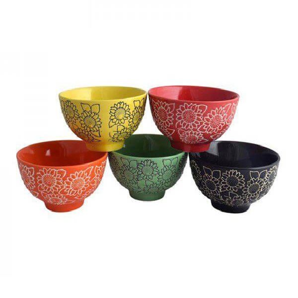 کاسه سفالی زرد رنگ  کد 436-4-0 | صنایع دستی ایران