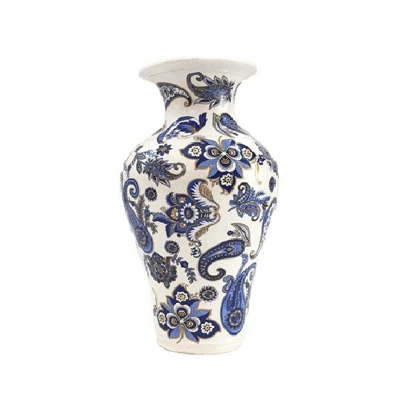 گلدان سفالی آبی رنگ Code 456-2-0