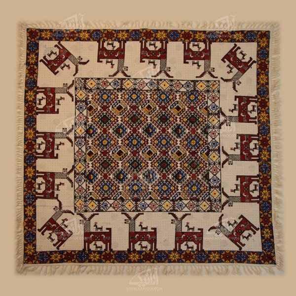 Isfahan Ghalamkari Tablecloth | Persian Calico Code501-10-0