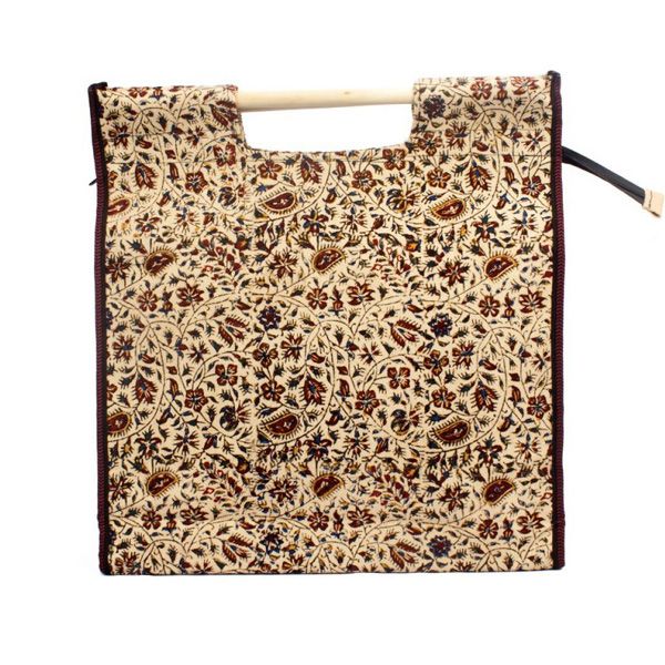Isfahan Ghalamkari | Iranian Calico Art Ghalamkari Bag Code514-12-2
