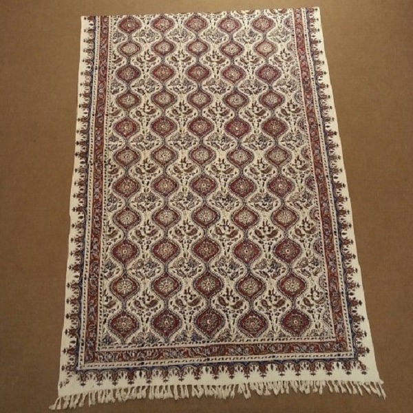 Isfahan Ghalamkari | Iranian Calico Art Ghalamkari Table-Runner Code545-10-0