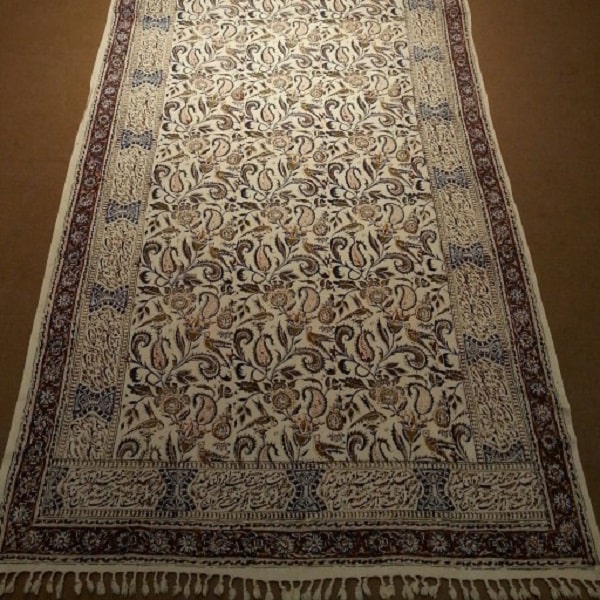 Isfahan Ghalamkari | Iranian Calico Art Ghalamkari Table-Runner Code546-10-0