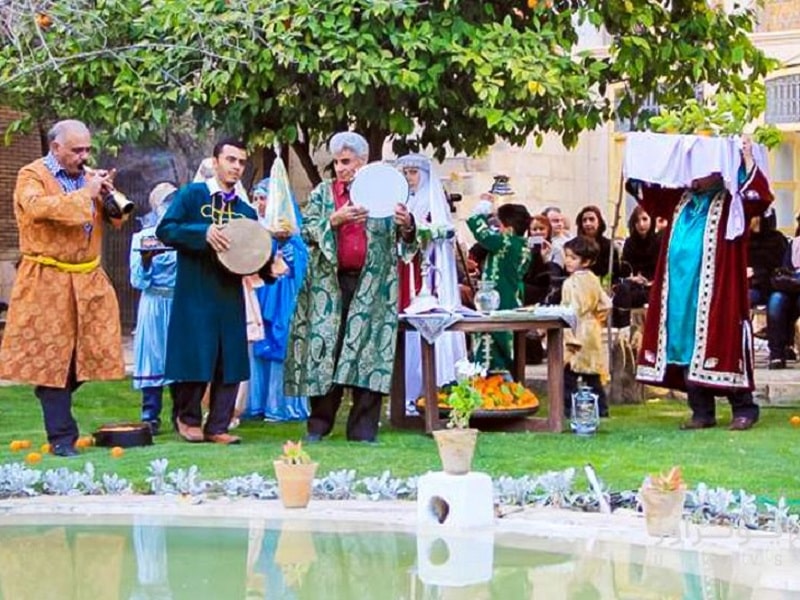 Persian Customs in Abadeh Iran | Orange Tree Wedding