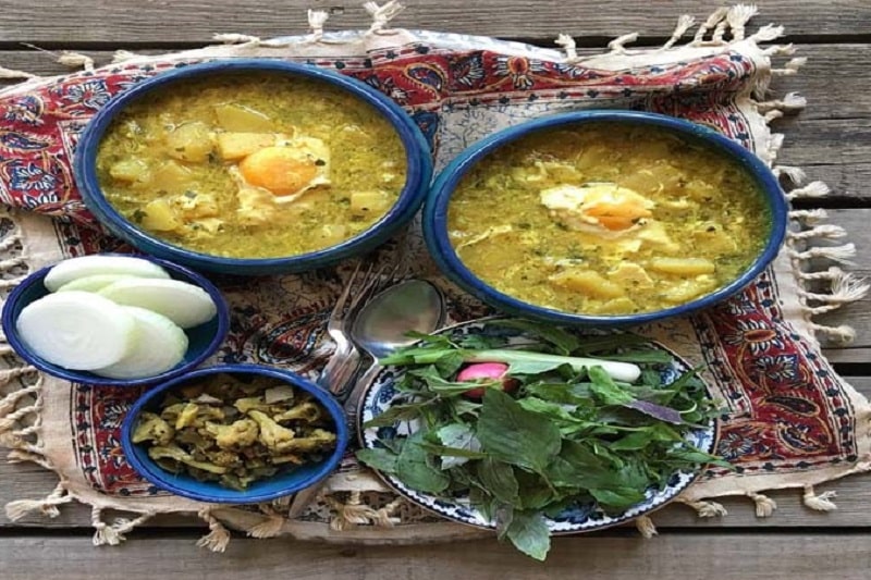 آب پیازک آباده | غذاهای محلی و سنتی شهرستان آباده