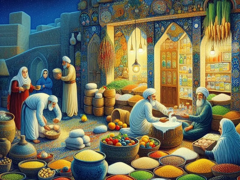 فرهنگ بومی اصفهان آداب و رسوم محلی | آیین شب اسفند کاشان