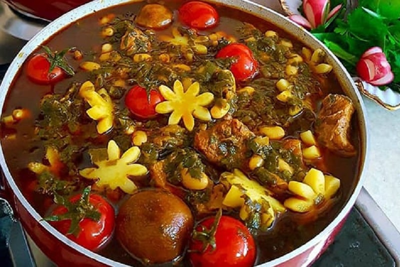 Kurdish Food Khoresht Tareh | What to eat in Marivan Iran