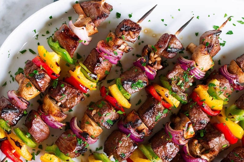 Kurdish Food Mixed Kebab | What to eat in Marivan Iran