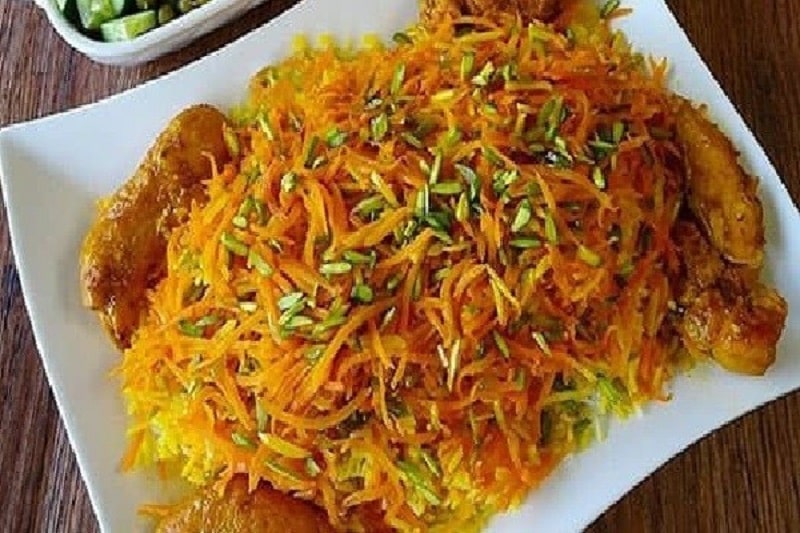 Kurdish Food Reshteh Polow | What to eat in Marivan Iran