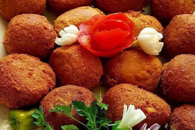 Kurdish Food Peach Kebab | What to eat in Marivan Iran