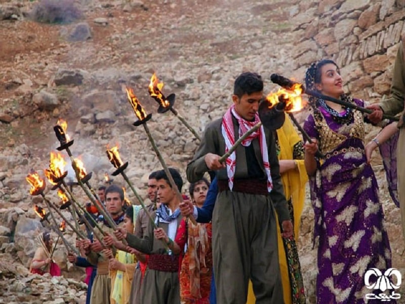 Iranian Customs in Kurdistan Iran | Chaharshanbeh Suri