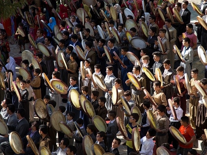 Iranian Customs in Kurdistan Iran | Daf Festival