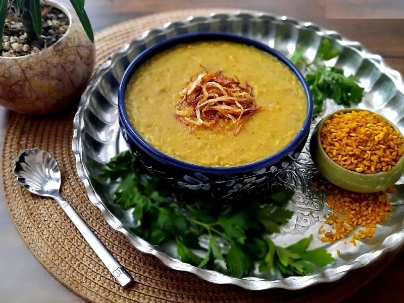 آش بلغور شیر مشهد | غذاهای محلی و سنتی مشهد