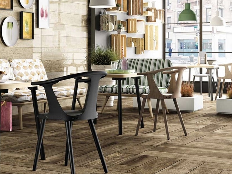 Persian Wooden Look Floor Tiles | Ceramic & Tile Companies of Meybod Iran