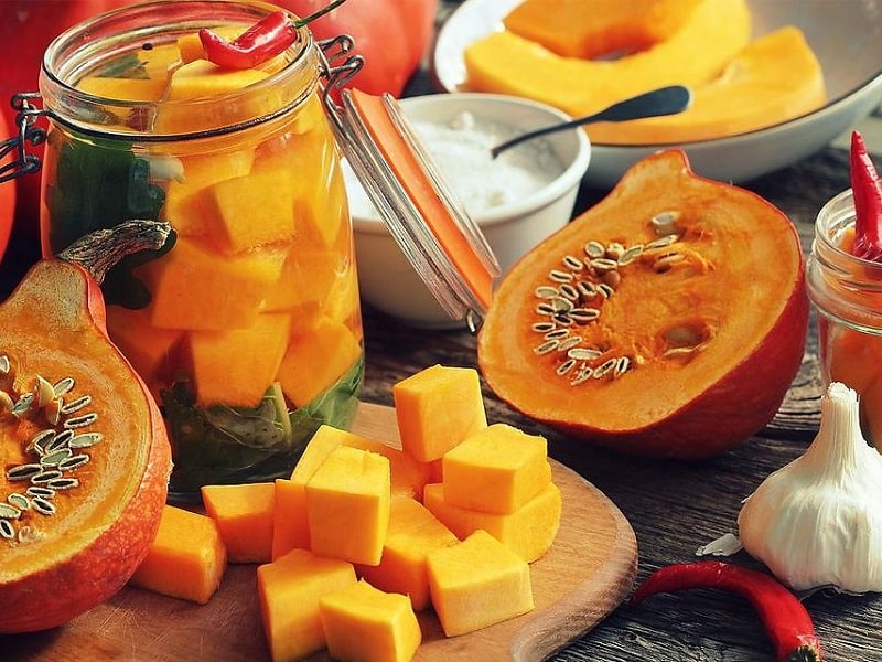 ترشی خوشمزه و معروف ایرانی | ترشی کدو حلوایی