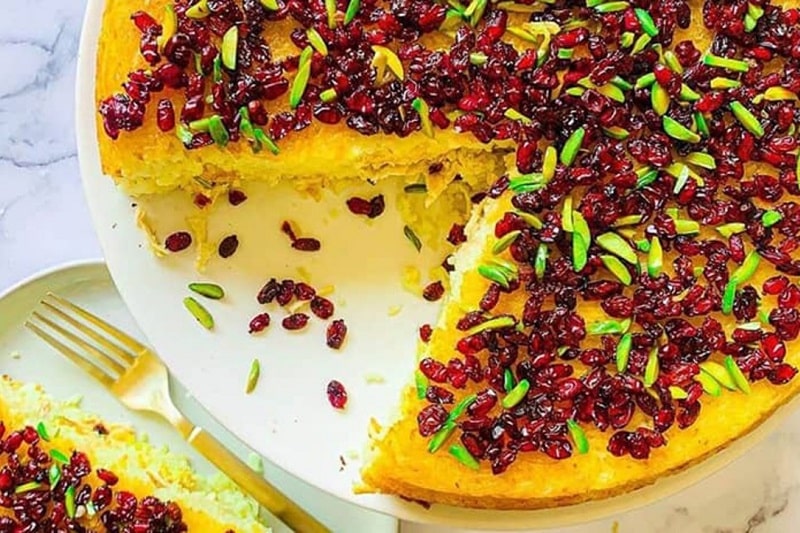 Iranian Foods Shirazi Polo | What to eat in Shiraz Iran