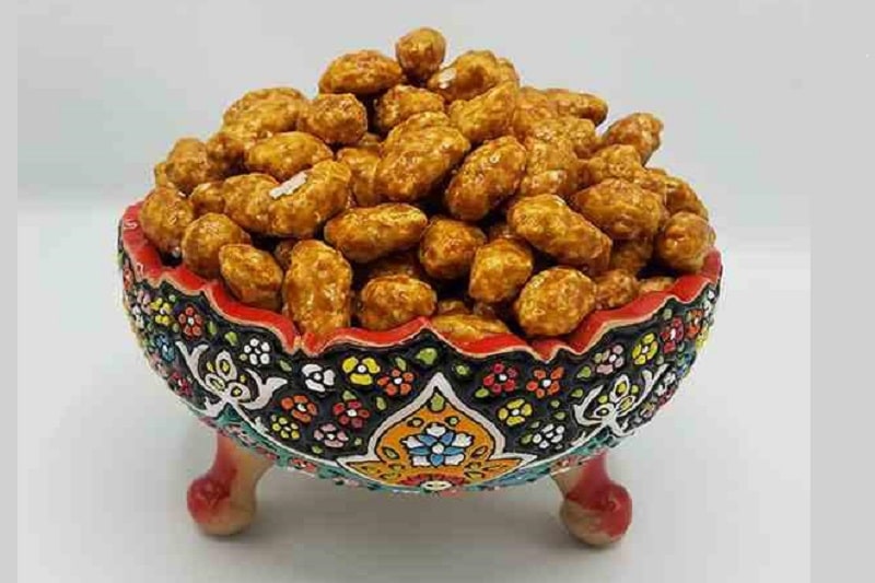 Iranian Souvenirs Candied Almonds | What to buy in Shiraz Iran. Gift, Souvenirs & Handicrafts