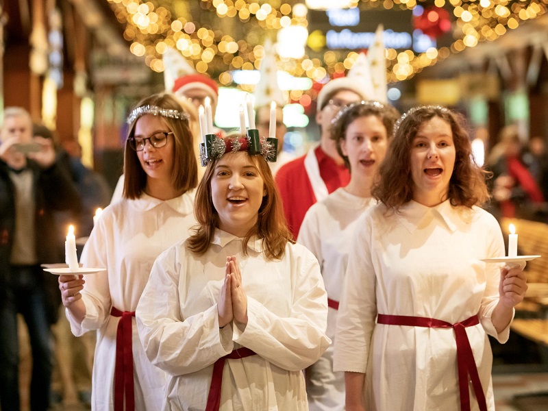 what countries celebrate winter solstice | The Saint Lucia Festival in Scandinavia