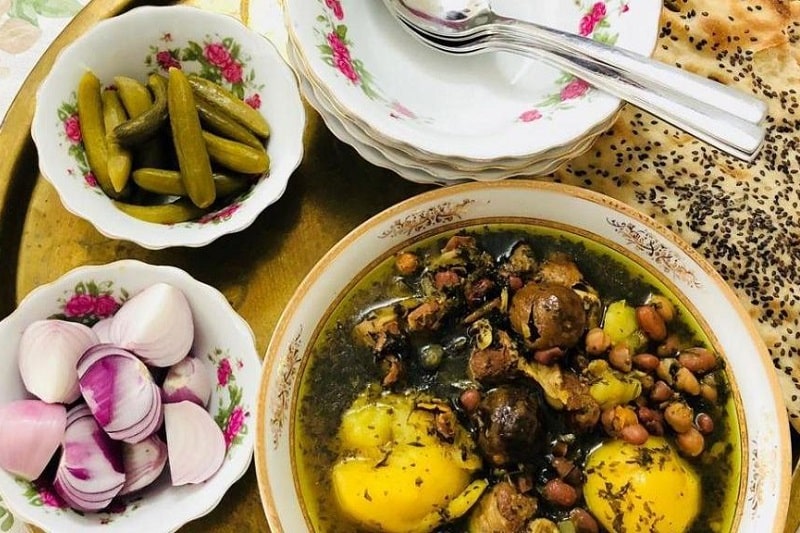 آبگوشت بزباش همدان | غذاهای محلی همدان