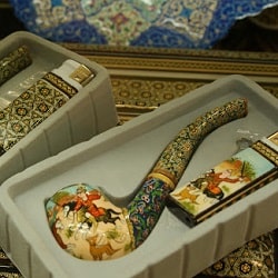 Pipe Khatam | Persian Wood inlaid Marquetry