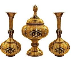 خاتم‌کاری روی مس صنایع دستی ایران