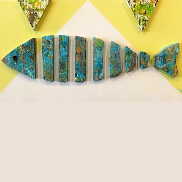 چوب‌های رنگی، طرح ماهی