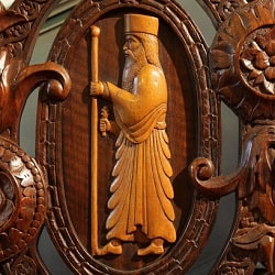 Wood carving art in Iran | Hand Carved Wood Door