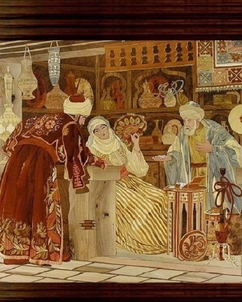 صنایع دستی چوبی ایران | معرق کاری چوب