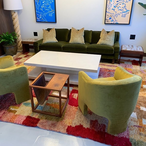 فرش اطاق نشیمن