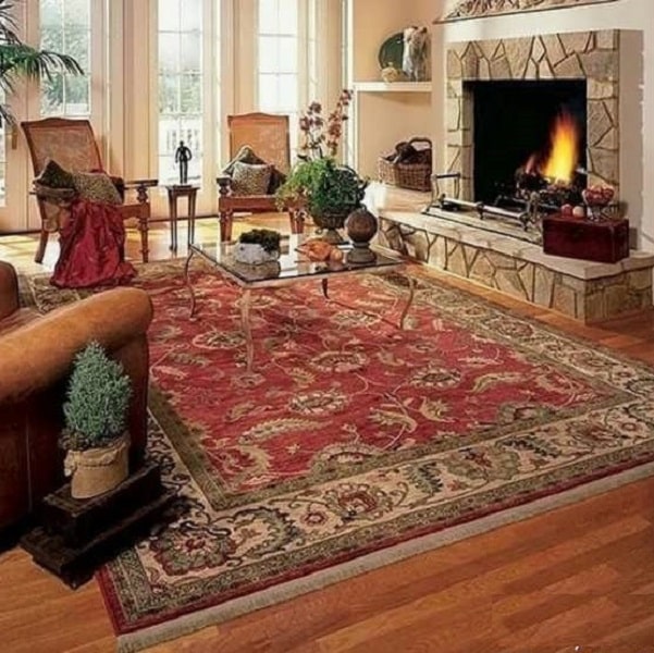 فرش جلو شومینه