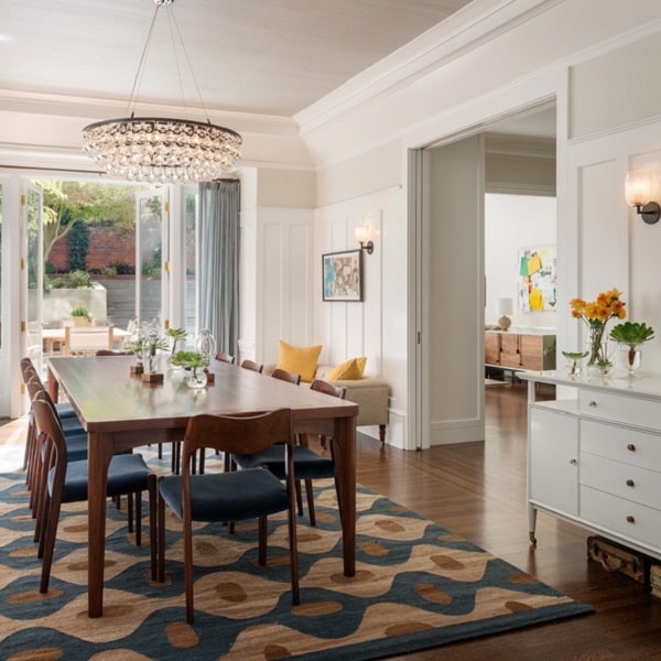 فرش دکوراسیون میز ناهارخوری